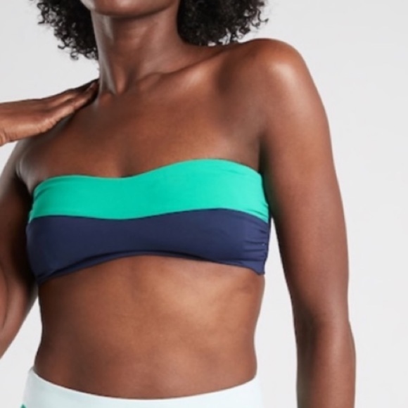Athleta Chroma Bandeau Bikini Top High W Bottom - Picture 6 of 8